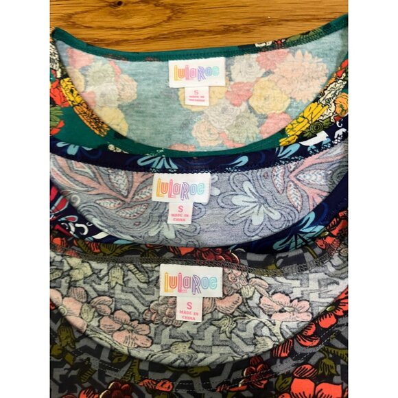 LulaRoe Julia Dress Women's Size Small Lot of 3 Irma Shirt NWT - Picture 4 of 5